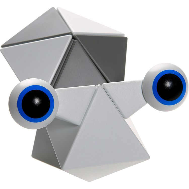 Trido Monochromatic Small Magnet Building Set - 12 Pieces