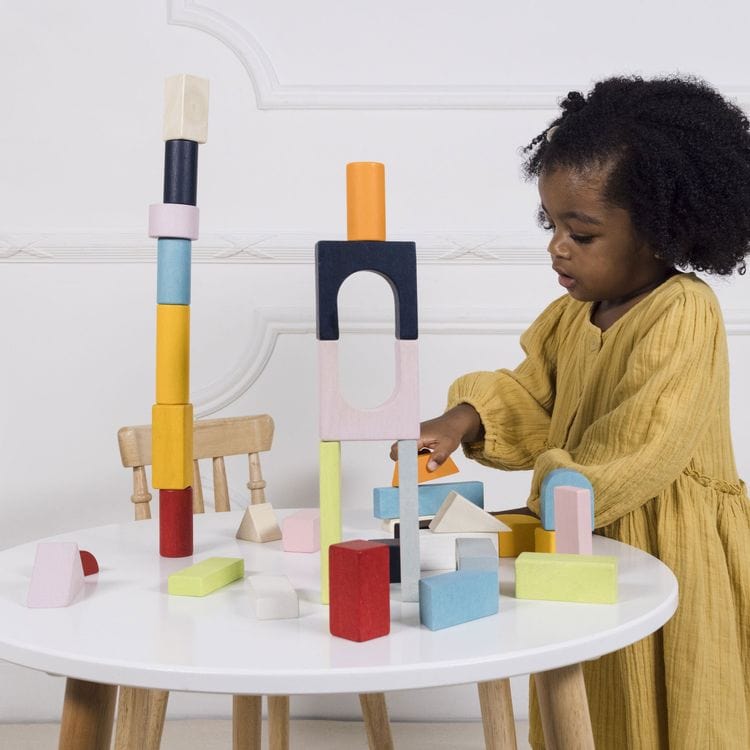 60 Piece Colourful Building Blocks