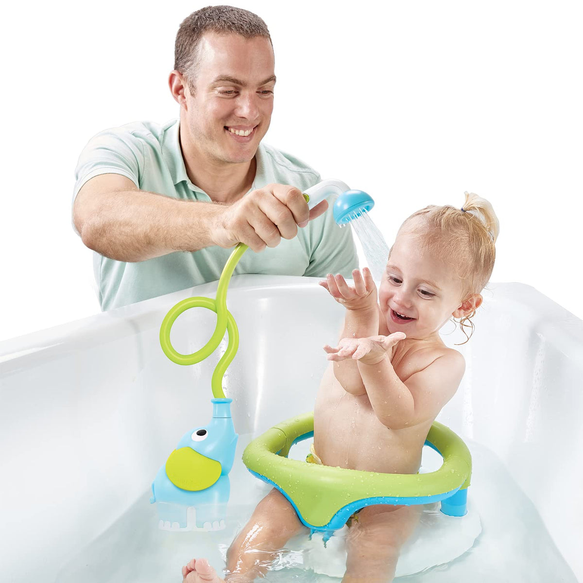 Elephant Baby Bath Shower - Soft Water Rinser for Newborns & Toddlers