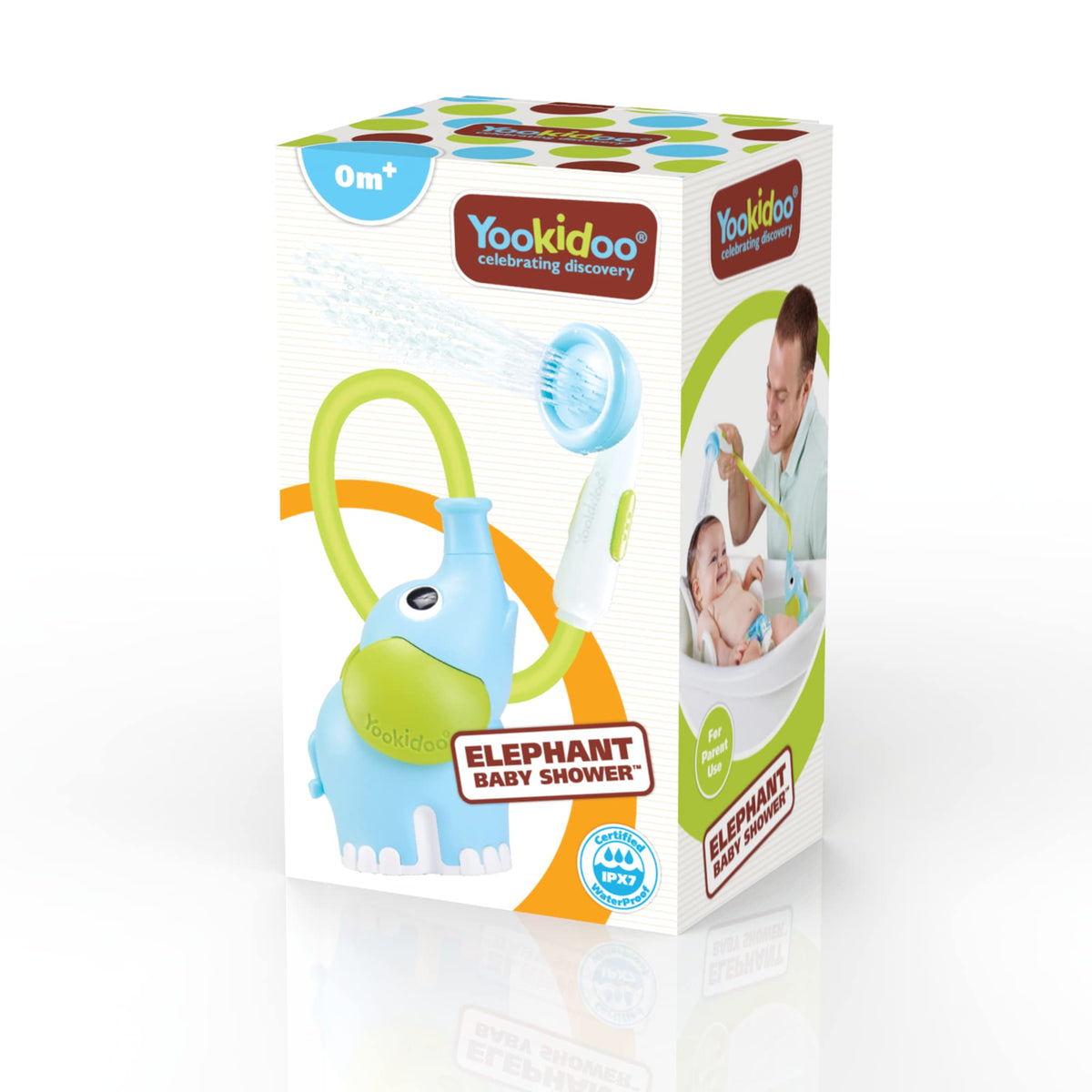 Elephant Baby Bath Shower - Soft Water Rinser for Newborns & Toddlers