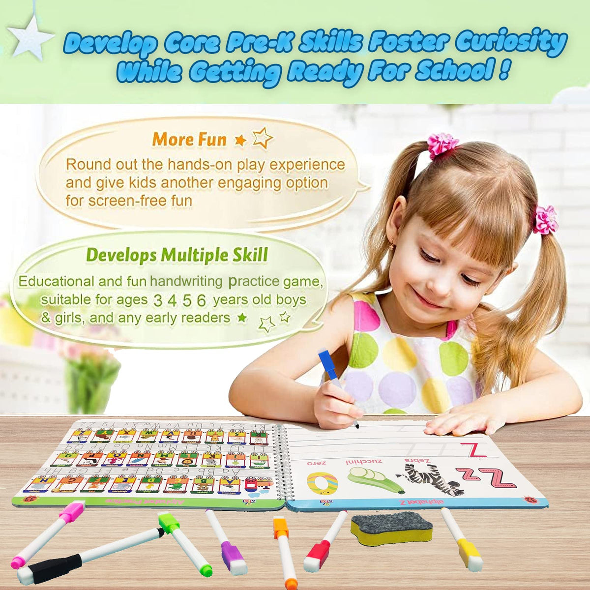 Preschool Learning Activities - First Learning Adventure Workbook