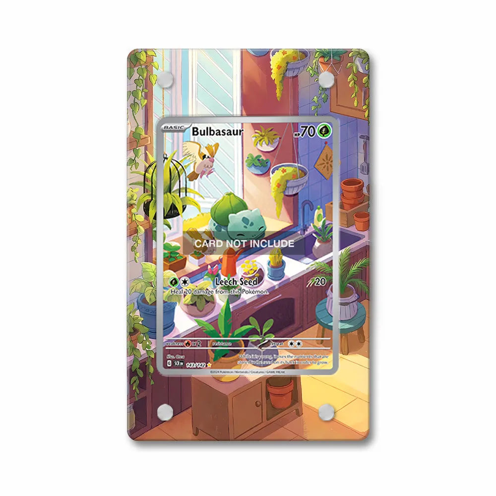 Bulbasaur 143-142 IR AR Stellar Crown Extended Art Display Cases