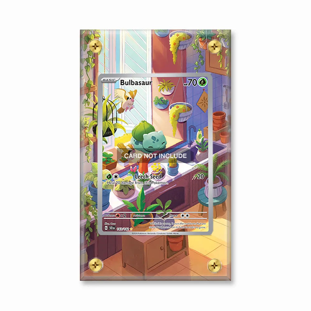 Bulbasaur 143-142 IR AR Stellar Crown Extended Art Display Cases
