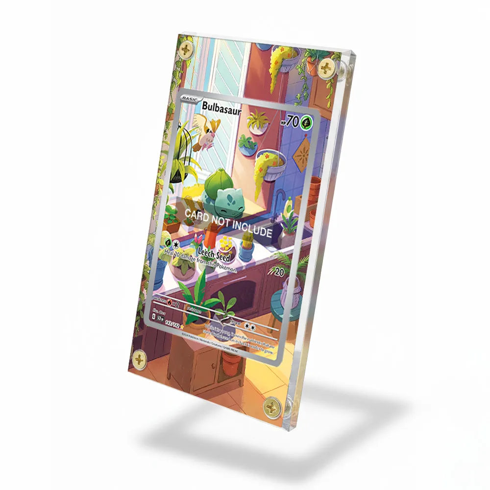 Bulbasaur 143-142 IR AR Stellar Crown Extended Art Display Cases