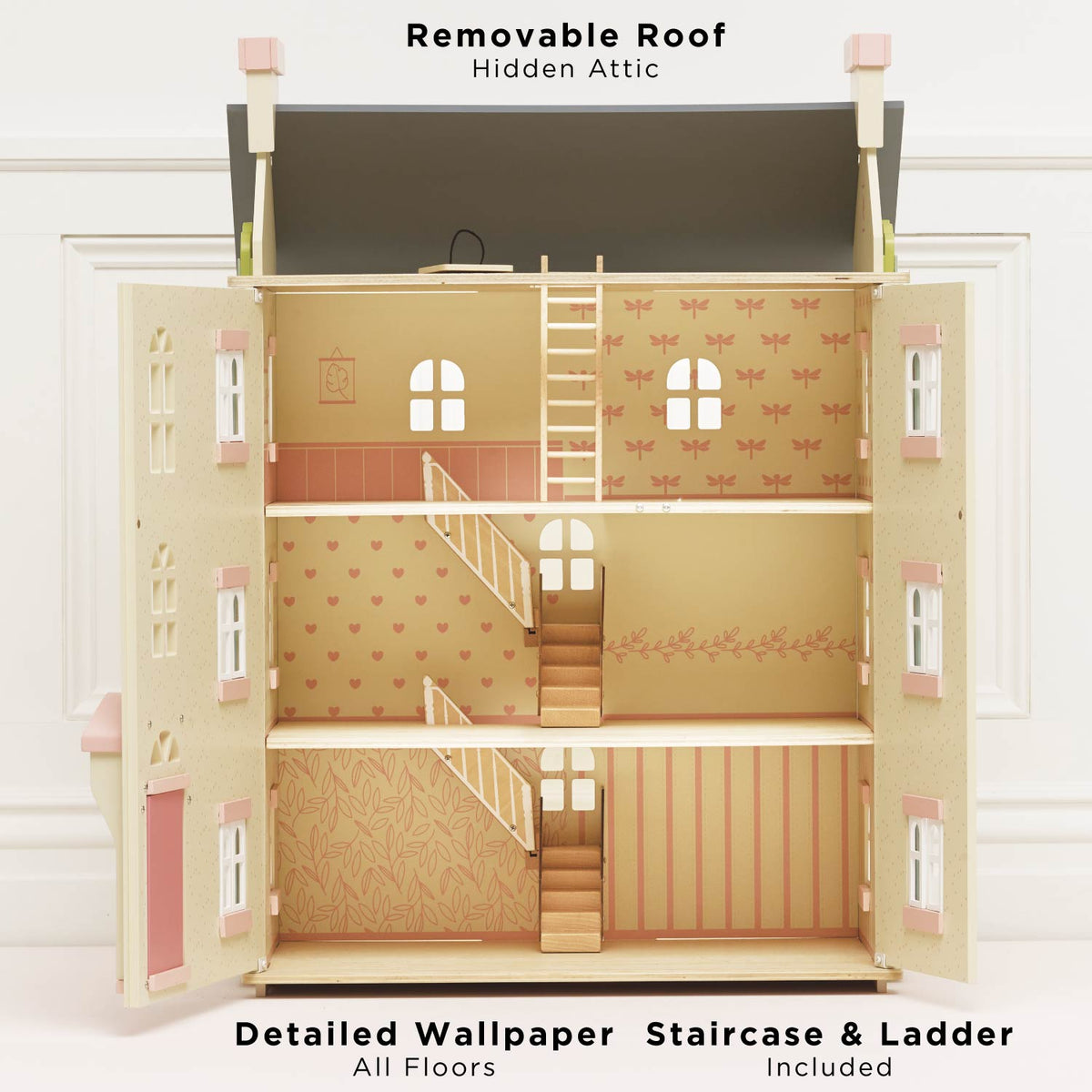 Cherry Tree Hall Wooden Dolls House
